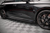 Maxton Design Maxton Design Street Pro Side Skirts Diffusers + Flaps Audi RS3 Sportback / Sedan 8Y