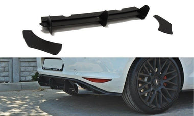 Maxton Design Rear Diffuser and Rear Side Splitters | Volkswagen Mk7 GTI | VW-GO-7-GTI-CNC-RS1A