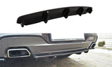 Maxton Design New GLOSS BLACK Maxton Design Central Rear Splitter BMW 6 Gran Coupé M-Package (With A Vertical Bar) BM-6-06-GC-M-PACK-RD1+RD2G