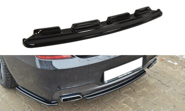 Maxton Design New GLOSS BLACK Maxton Design Central Rear Splitter BMW 6 Gran Coupé M-Package (Without Vertical Bars) BM-6-06-GC-M-PACK-RD1G