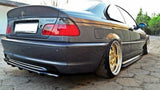 Maxton Design New Maxton Design Central Rear Splitter For BMW 3 E46 M-Package Coupe (With Vertical Bars)