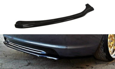 Maxton Design New GLOSS BLACK Maxton Design Central Rear Splitter For BMW 3 E46 M-Package Coupe (Without Vertical Bars) BM-3-46-C-MPACK-RD1G