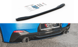 Maxton Design New GLOSS BLACK Maxton Design Central Rear Splitter BMW X2 F39 M-Package BM-X2-39-MPACK-RD1G