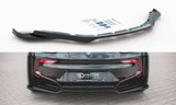 Maxton Design New GLOSS BLACK Maxton Design Central Rear Splitter BMW I8 BM-I8-1-RD1G