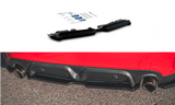 Maxton Design GLOSS BLACK Maxton Design Central Rear Splitter Mini Countryman Mk2 F60 JCW MC-CO-2-JCW-RD1G