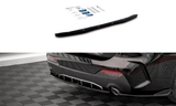 Maxton Design GLOSS BLACK Maxton Design Central Rear Splitter For BMW 4 M-Package G22 BM-4-G22-MPACK-RD1G