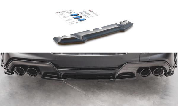 Maxton Design New GLOSS BLACK Maxton Design Central Rear Splitter For BMW M8 Gran Coupe F93 BM-M8-G16-GC-RD1G