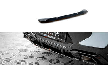 Maxton Design Gloss Black Maxton Design Central Rear Splitter - BMW / G02 / X4 / M-Pack / Facelift BM-X4-02F-MPACK-RD1G