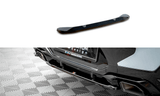 Maxton Design Gloss Black Maxton Design Central Rear Splitter - BMW / G02 / X4 / M-Pack / Facelift BM-X4-02F-MPACK-RD1G