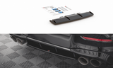 Maxton Design GLOSS BLACK Maxton Design Central Rear Splitter For - VW Golf R Mk8 VW-GO-8-R-RD1G