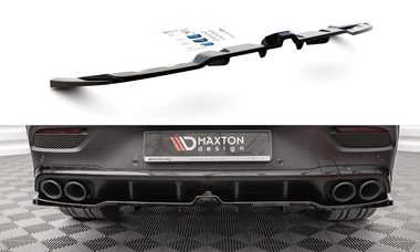 Maxton Design Central Rear Splitter (With Vertical Bars) Mercedes-AMG GLE Coupe C167