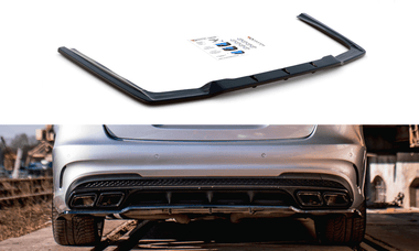 Maxton Design New Maxton Design Central Rear Splitter (With Vertical Bars) Mercedes-Benz E63 AMG Sedan W212 Facelift