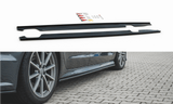 Maxton Design GLOSS BLACK Maxton Design Side Skirts Diffusers Audi S6 / A6 S-Line C7 FL AU-S6-C7F-SD1G