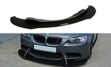 Maxton Design New ABS + GLOSS BLACK Maxton Design Front Racing Splitter BMW M3 E92 / E93 (Preface Model) BM-3-92-M-FD2G+CNCA