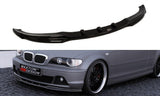 Maxton Design GLOSS BLACK Maxton Design Front Splitter BMW 3 E46 Coupe Facelift Model BM-3-46F-CE-FD1G