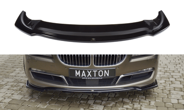 Maxton Design GLOSS BLACK Maxton Design Front Splitter BMW 6 Gran Coupé BM-6-06-GC-FD1G