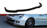 Maxton Design New GLOSS BLACK Maxton Design Front Splitter Mercedes Clk W209 Facelift Model For Standard Version ME-CLK-209F-FD1G