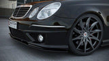 Maxton Design GLOSS BLACK Maxton Design Front Splitter Mercedes E W211 AMG Facelift ME-E-211F-AMG-FD1G