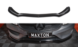 Maxton Design GLOSS BLACK Maxton Design Front Splitter V.1 Mercedes- Benz C-Class W205 Coupe AMG-Line ME-C-205-AMGLINE-C-FD1G