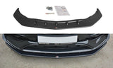 Maxton Design New GLOSS BLACK Maxton Design Front Splitter V.1 Mercedes CLA A45 AMG C117 Facelift ME-CLA-117F-AMG-FD1G
