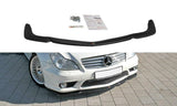 Maxton Design New GLOSS BLACK Maxton Design Front Splitter V.1 Mercedes CLS C219 55AMG ME-CLS-219-AMG-FD1G