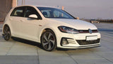Maxton Design Maxton Design Gloss Black V2 Front Splitter | Volkswagen GTI Mk7.5
