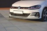 Maxton Design Maxton Design Gloss Black V2 Front Splitter | Volkswagen GTI Mk7.5