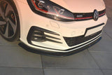 Maxton Design Maxton Design Gloss Black V2 Front Splitter | Volkswagen GTI Mk7.5