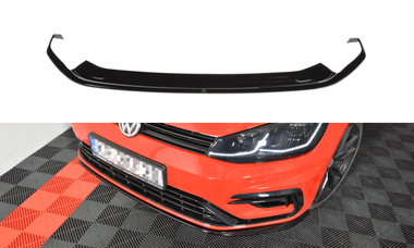 Maxton Design New GLOSS BLACK Maxton Design Front Splitter V.7 VW Golf R Mk7 Facelift VW-GO-7F-R-FD7G
