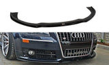 Maxton Design New GLOSS BLACK Maxton Design Front Splitter Audi S8 D3 AU-S8-D3-FD1G