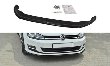 Maxton Design New GLOSS BLACK Maxton Design Front Splitter VW Golf Mk7 VW-GO-7-C-FD1G