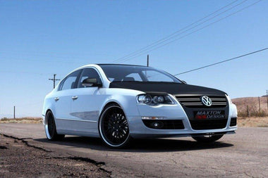 Maxton Design New GLOSS BLACK Maxton Design Front Splitter VW Passat B6 VW-PA-B6-FD1G