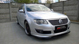 Maxton Design New GLOSS BLACK Maxton Design Front Splitter VW Passat B6 R-Line VW-PA-3C-RLINE-FD1G