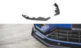 Maxton Design GLOSS BLACK Maxton Design Front Splitter Flaps Volkswagen Golf 7 R / R-Line Facelift VWGO7FRCNC-FSF1G