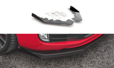 Maxton Design GLOSS BLACK Maxton Design Front Splitter Flaps Volkswagen Golf GTi Mk6 VWGO6GTICNC-FSF1G