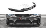 Maxton Design New GLOSS BLACK Maxton Design Front Splitter BMW M4 F82 BM-4-82-M-FD1G