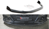 Maxton Design New GLOSS BLACK Maxton Design Front Splitter + Flaps V.1 Audi RS5 F5 Facelift AU-RS5-2F-FD1G+FSF