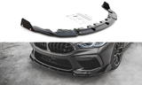 Maxton Design GLOSS BLACK Maxton Design Front Splitter + Flaps V.1 BMW M8 Gran Coupe F93 BM-M8-G16-FD1G+FSF