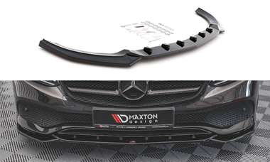 Maxton Design New GLOSS BLACK Maxton Design Front Splitter Mercedes-Benz E W213 ME-E-213-FD1G