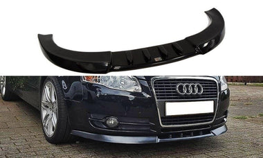 Maxton Design New GLOSS BLACK Maxton Design Front Splitter V.1 Audi A4 B7 AU-A4-B7-FD1G