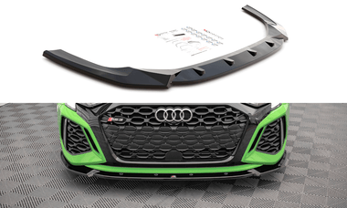 Maxton Design GLOSS BLACK Maxton Design Front Splitter V.1 - Audi / 8Y / RS3 AU-RS3-8Y-S-FD1G