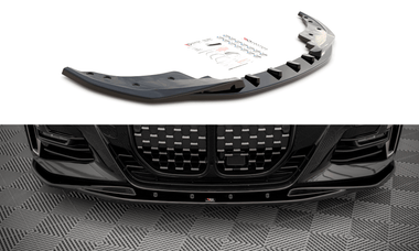 Maxton Design GLOSS BLACK Maxton Design Front Splitter V.1 BMW 4 M-Package G22 BM-4-G22-MPACK-FD1G