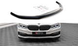 BMW GLOSS BLACK FRONT SPLITTER V.1 BMW 5 G30 BM-5-G30-FD1G