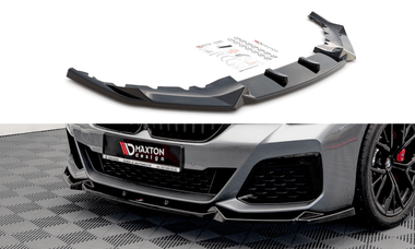 Maxton Design New GLOSS BLACK Maxton Design Front Splitter V.1 BMW 5 G30 Facelift M-Package BM-5-G30F-MPACK-FD1G
