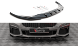 Maxton Design GLOSS BLACK Maxton Design Front Splitter V.1 BMW 7 G11 M-Pack Facelift BM-7-11F-MPACK-FD1G