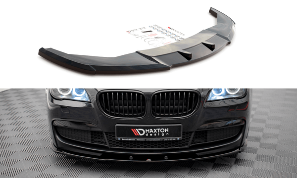F01 Front Maxton Design Front Splitter V.1 - BMW / F01 / 7-Series / M-Pack ...