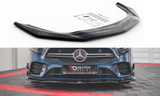 Maxton Design GLOSS BLACK Maxton Front Splitter V.1 Mercedes A35 AMG / AMG-Line W177 ME-A-177-35-FD1G
