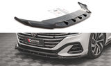 Maxton Design New GLOSS BLACK Maxton Design Front Splitter V.1 Volkswagen Arteon R-Line Facelift VW-AR-1F-RLINE-FD1G