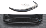 Maxton Design GLOSS BLACK Maxton Design Front Splitter V.1 - VW Golf R Mk8 VW-GO-8-R-FD1G