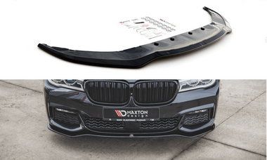 Maxton Design New GLOSS BLACK Maxton Design Front Splitter V.1 For BMW 7 M-Package G11 BM-7-11-MPACK-FD1G